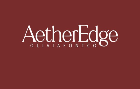 Aetheredge: A Handwritten Font for Editorial Elegance