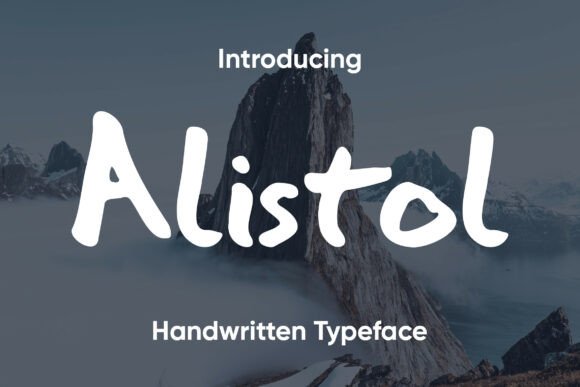 Alistol: A Handwritten Font for Digital Design