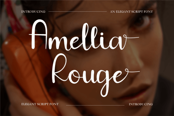 Amellia Rouge: A Script Font That Elevates Digital Branding