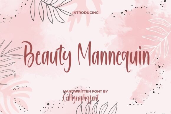 Beauty Mannequin: A Versatile Script Font for Crafters and Designers