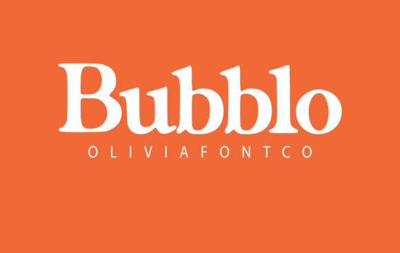 Bubblo: A Handwritten Font for Editorial Elegance