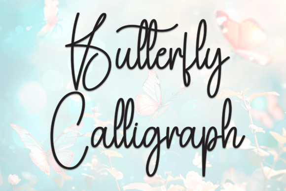 Butterfly Calligraph: A Script Font for Editorial Excellence