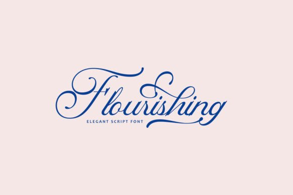 Flourishing: A Timeless Script Font for Crafters and Designers