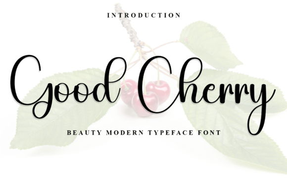 Good Cherry: A Script Font That Elevates Digital Branding