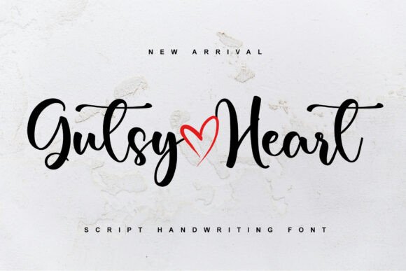 Gutsy Heart: A Delicate Script for Editorial Grace