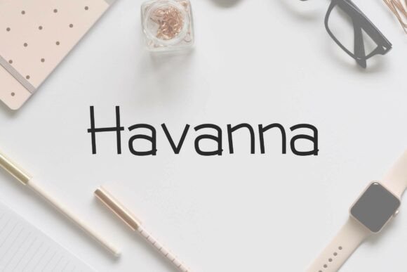 Havanna: A Handwritten Font for Editorial Elegance