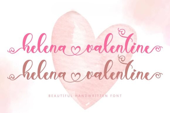 Helena Valentine: A Font That Breathes Life Into Handmade Creations
