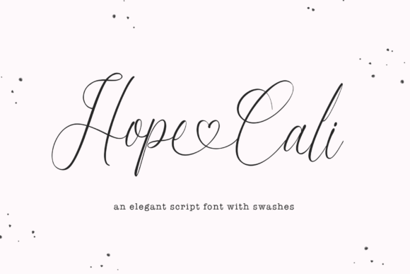 Hope Cali: A Script Font for Editorial Grace