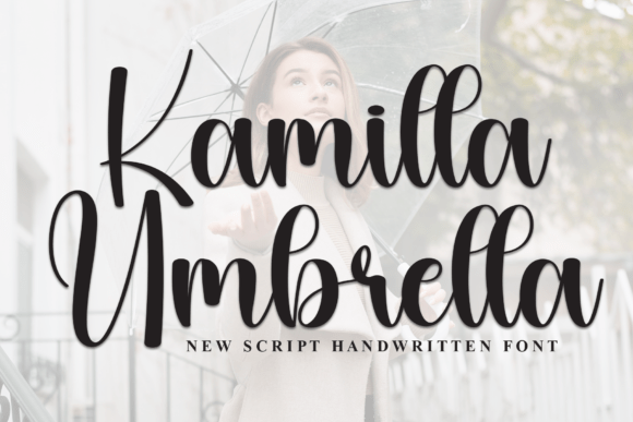 Kamilla Umbrella: A Script Font for Digital Branding and Web Design
