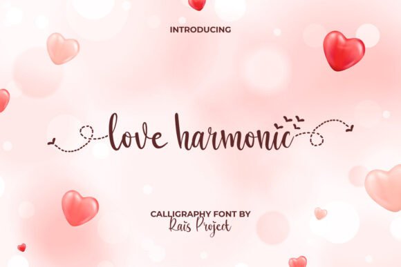 Love Harmonic: A Beautiful Script Font for Digital Design