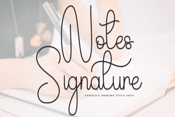 Notes Signature: A Versatile Script Font for Dynamic Digital Campaigns