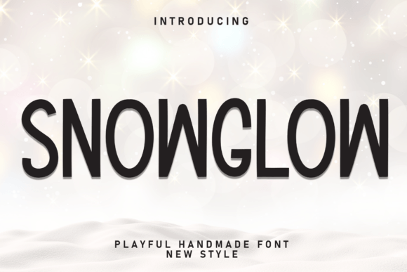 Snowglow: A Handwritten Font for Digital Branding and Web Design