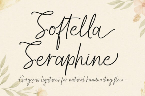 Softella Seraphine: A Script Font for Editorial Elegance