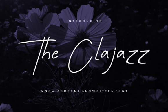 The Clajazz Font: A Delicate Script for Elegant Branding