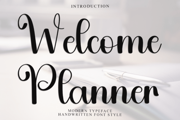 Welcome Planner: A Script Font for Warm and Approachable Web Design